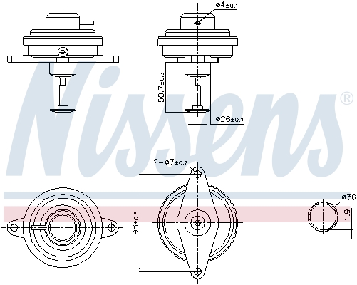 NISSENS EGR szelep 98470_NIS