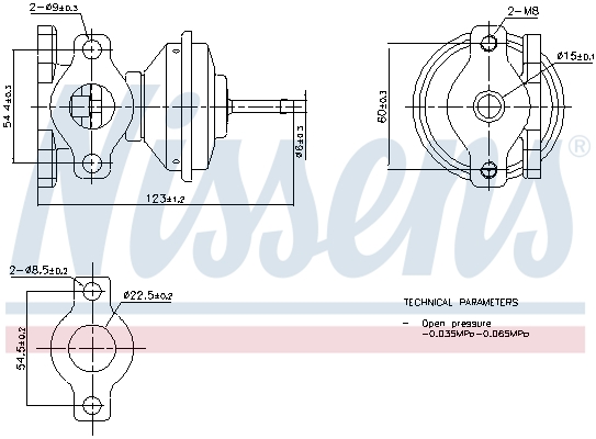 NISSENS EGR szelep 98471_NIS