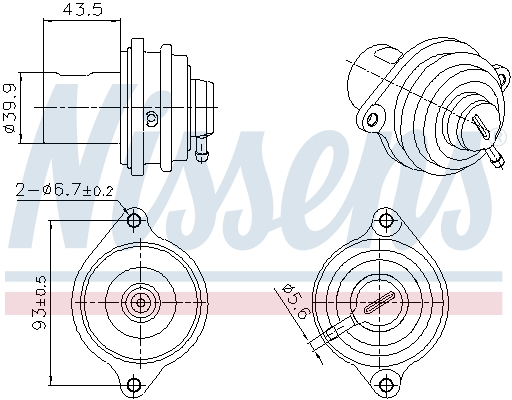 NISSENS EGR szelep 98472_NIS