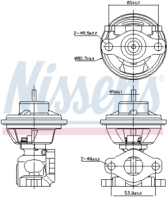 NISSENS EGR szelep 98477_NIS