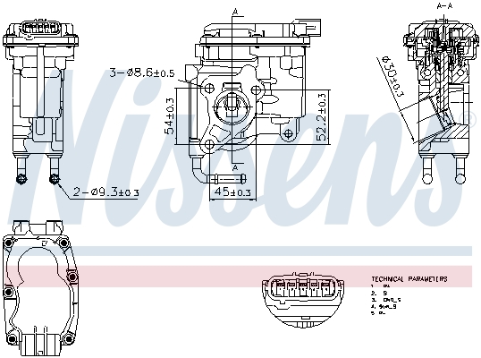 NISSENS EGR szelep 98507_NIS