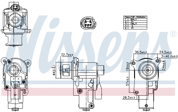 NISSENS EGR szelep 98552_NIS