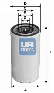 UFI Olajszűrő 23.302.00_UFI