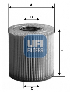 UFI Olajszűrő betét 25.045.00_UFI