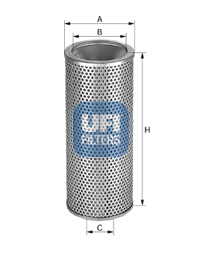 UFI Olajszűrő betét 25.517.00_UFI