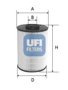 UFI Üzemanyagszűrö betét 26.037.00_UFI