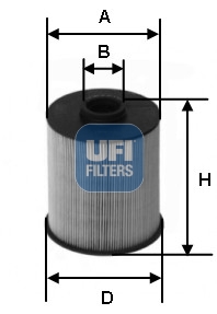 UFI Üzemanyagszűrő 26.077.00_UFI