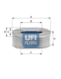 UFI Levegőszűrő 27.162.00_UFI