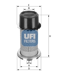 UFI Levegőszűrő 27.227.00_UFI