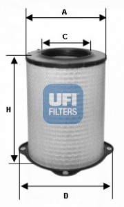 UFI Levegőszűrő 27.587.00_UFI