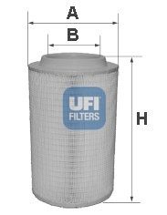 UFI Levegőszűrő 27.650.00_UFI