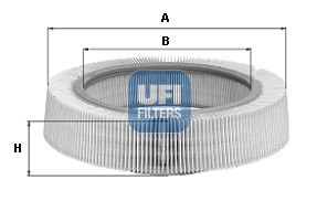 UFI Levegőszűrő 30.804.00_UFI