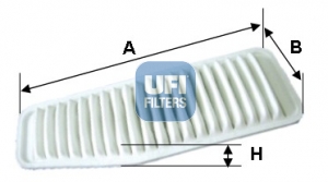 UFI Levegőszűrő 30.338.00_UFI