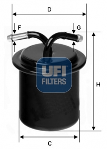 UFI Üzemanyagszűrő 31.541.00_UFI