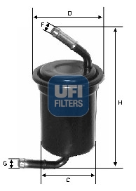 UFI Üzemanyagszűrő 31.664.00_UFI