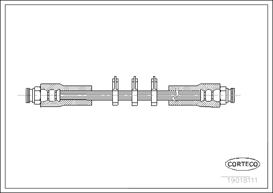 CORTECO Gumifékcső 19018111_CTO