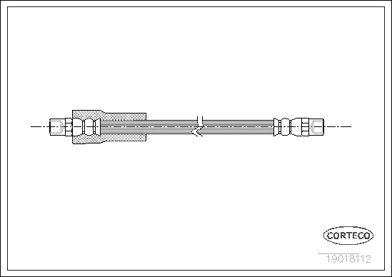 CORTECO Gumifékcső 19018112_CTO