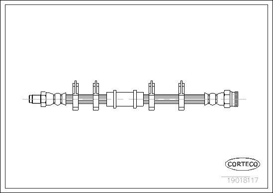 CORTECO Gumifékcső 19018117_CTO