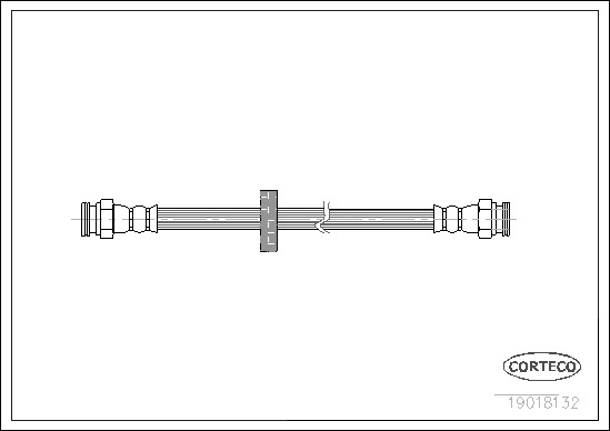 CORTECO Gumifékcső 19018132_CTO