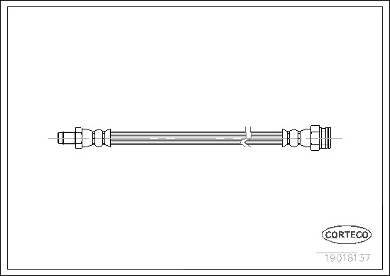 CORTECO Gumifékcső 19018137_CTO