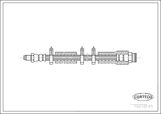 CORTECO Gumifékcső 19018145_CTO