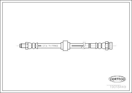 CORTECO Gumifékcső 19018449_CTO