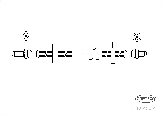 CORTECO Gumifékcső 19018591_CTO