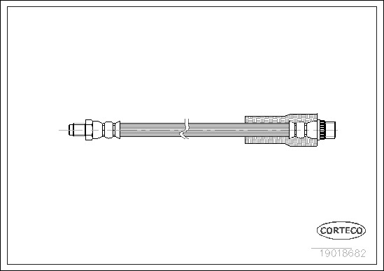 CORTECO Gumifékcső 19018682_CTO