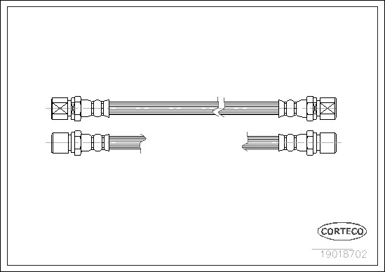 CORTECO Gumifékcső 19018702_CTO