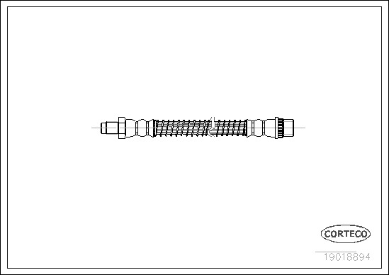 CORTECO Gumifékcső 19018894_CTO
