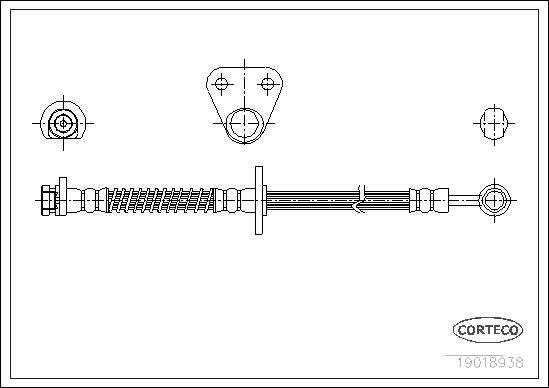 CORTECO Gumifékcső 19018938_CTO