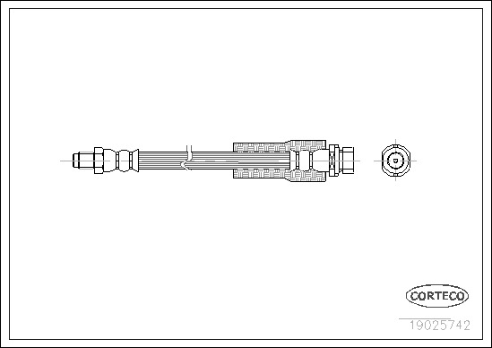 CORTECO Gumifékcső 19025742_CTO