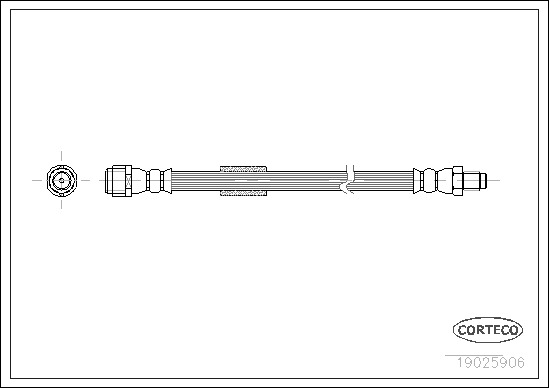 CORTECO Gumifékcső 19025906_CTO