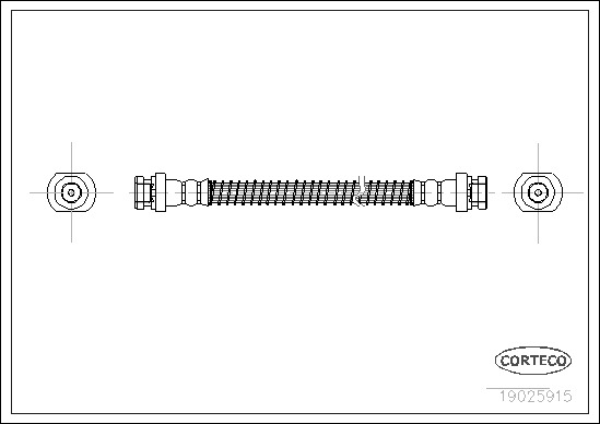 CORTECO Gumifékcső 19025915_CTO