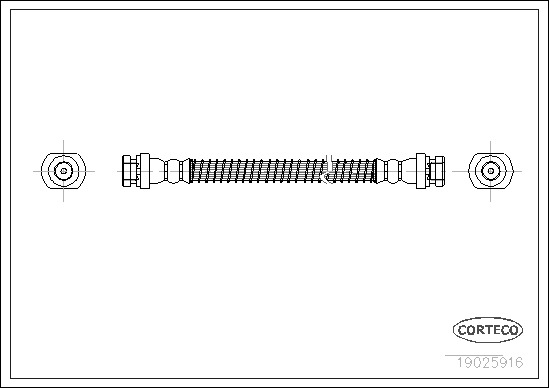 CORTECO Gumifékcső 19025916_CTO