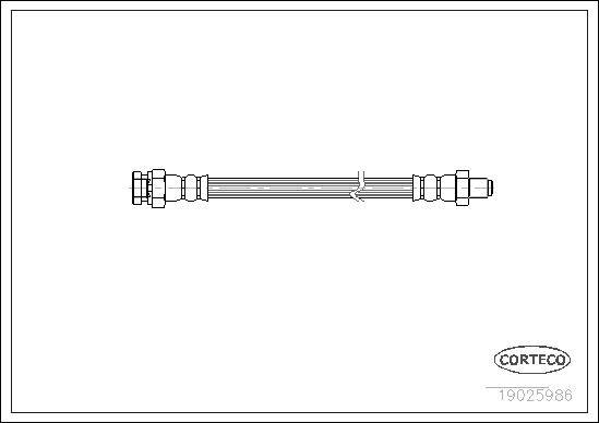 CORTECO Gumifékcső 19025986_CTO