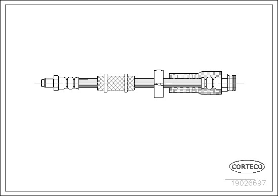 CORTECO Gumifékcső 19026697_CTO