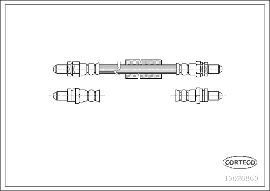 CORTECO Gumifékcső 19026869_CTO