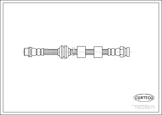CORTECO Gumifékcső 19026875_CTO
