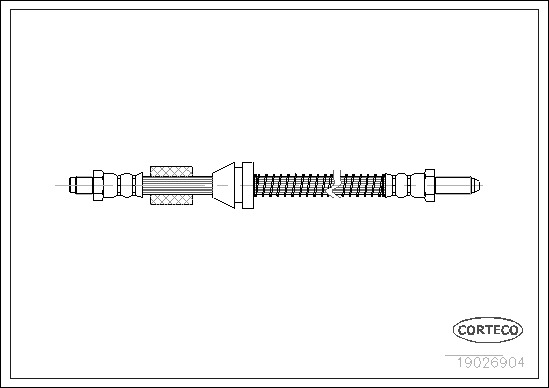 CORTECO Gumifékcső 19026904_CTO