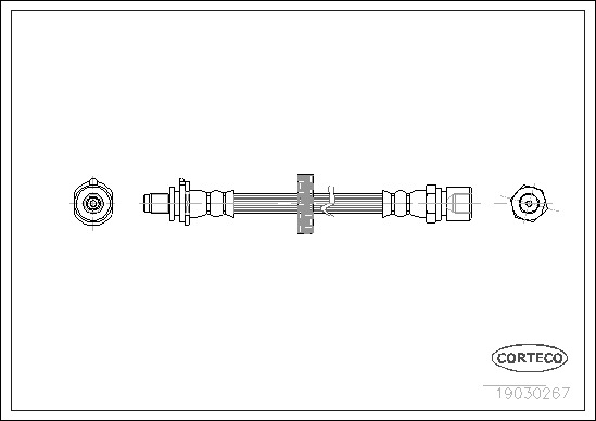 CORTECO Gumifékcső 19030267_CTO