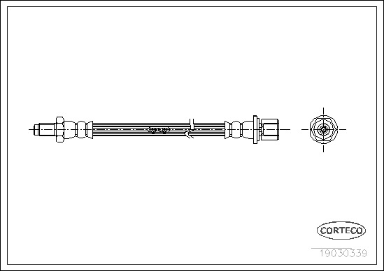CORTECO Gumifékcső 19030339_CTO
