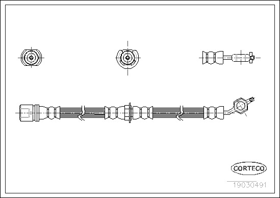 CORTECO Gumifékcső 19030491_CTO