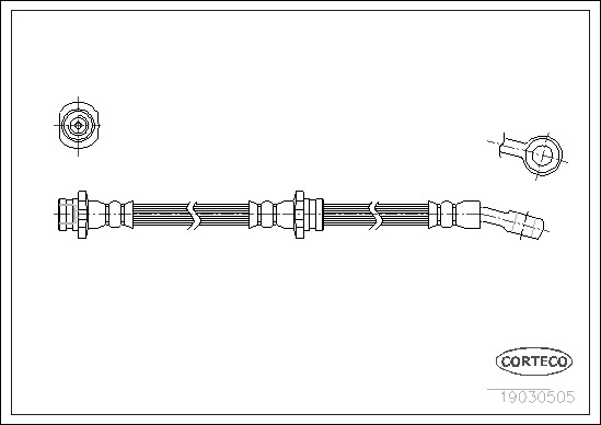 CORTECO Gumifékcső 19030505_CTO
