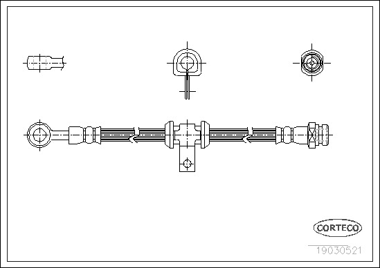 CORTECO Gumifékcső 19030521_CTO