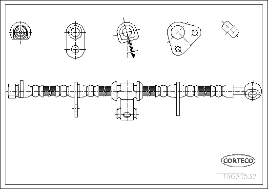 CORTECO Gumifékcső 19030532_CTO