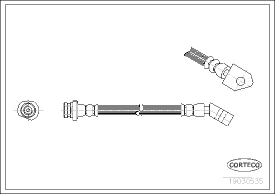 CORTECO Gumifékcső 19030535_CTO