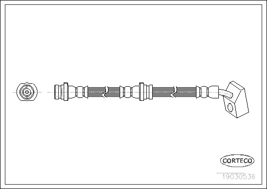 CORTECO Gumifékcső 19030536_CTO