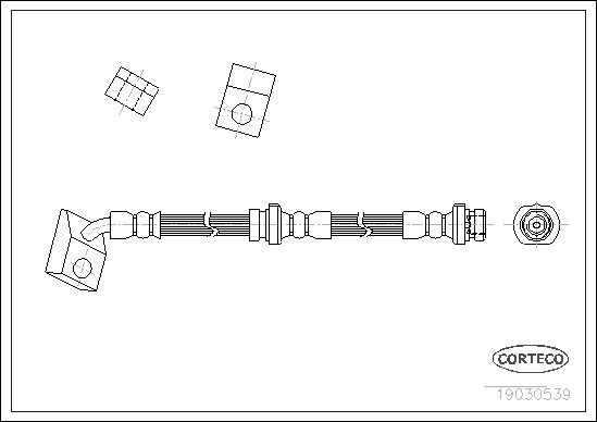 CORTECO Gumifékcső 19030539_CTO