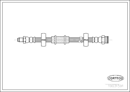 CORTECO Gumifékcső 19031591_CTO